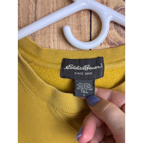 Vintage Eddie Bauer Crewneck Sweatshirt Size L Tall - Picture 6 of 7